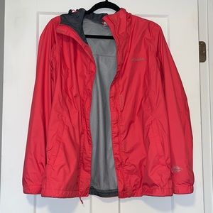 Pink Columbia Rain Jacket